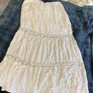 White skirt